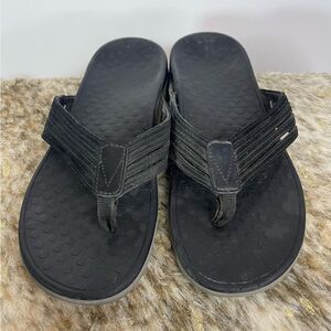 5 for $25🔥Vionic Fallyn Black Slip On Supportive Sandals Women Size 7‎